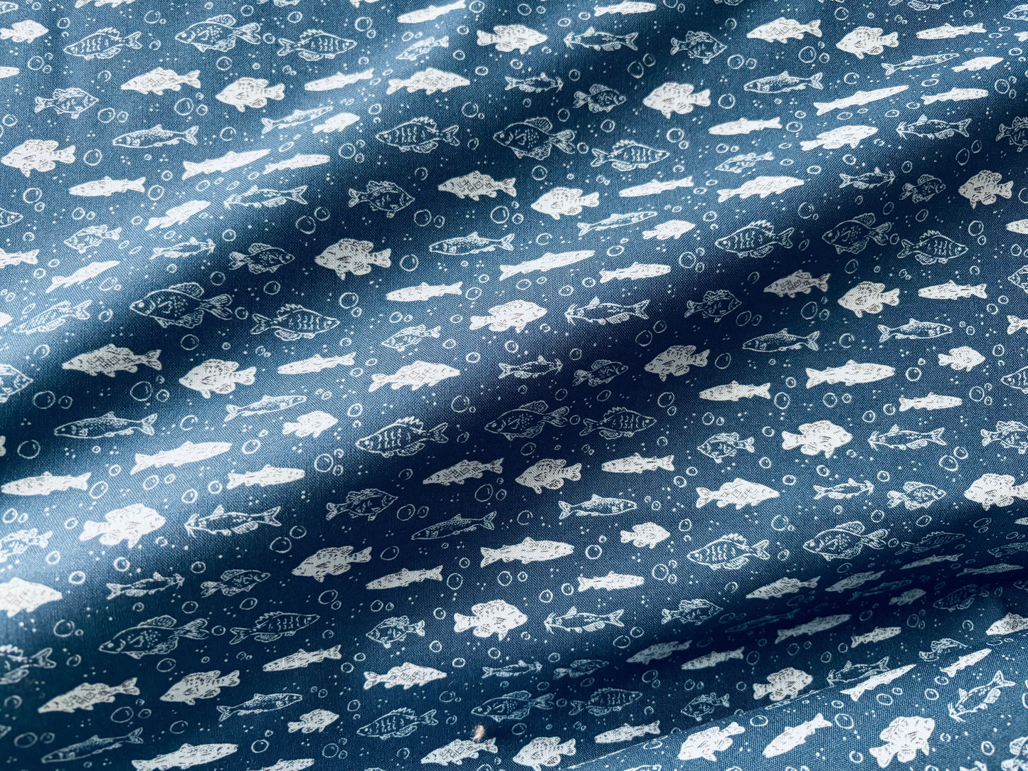 Bio-Baumwollstoff Freshwater Fish