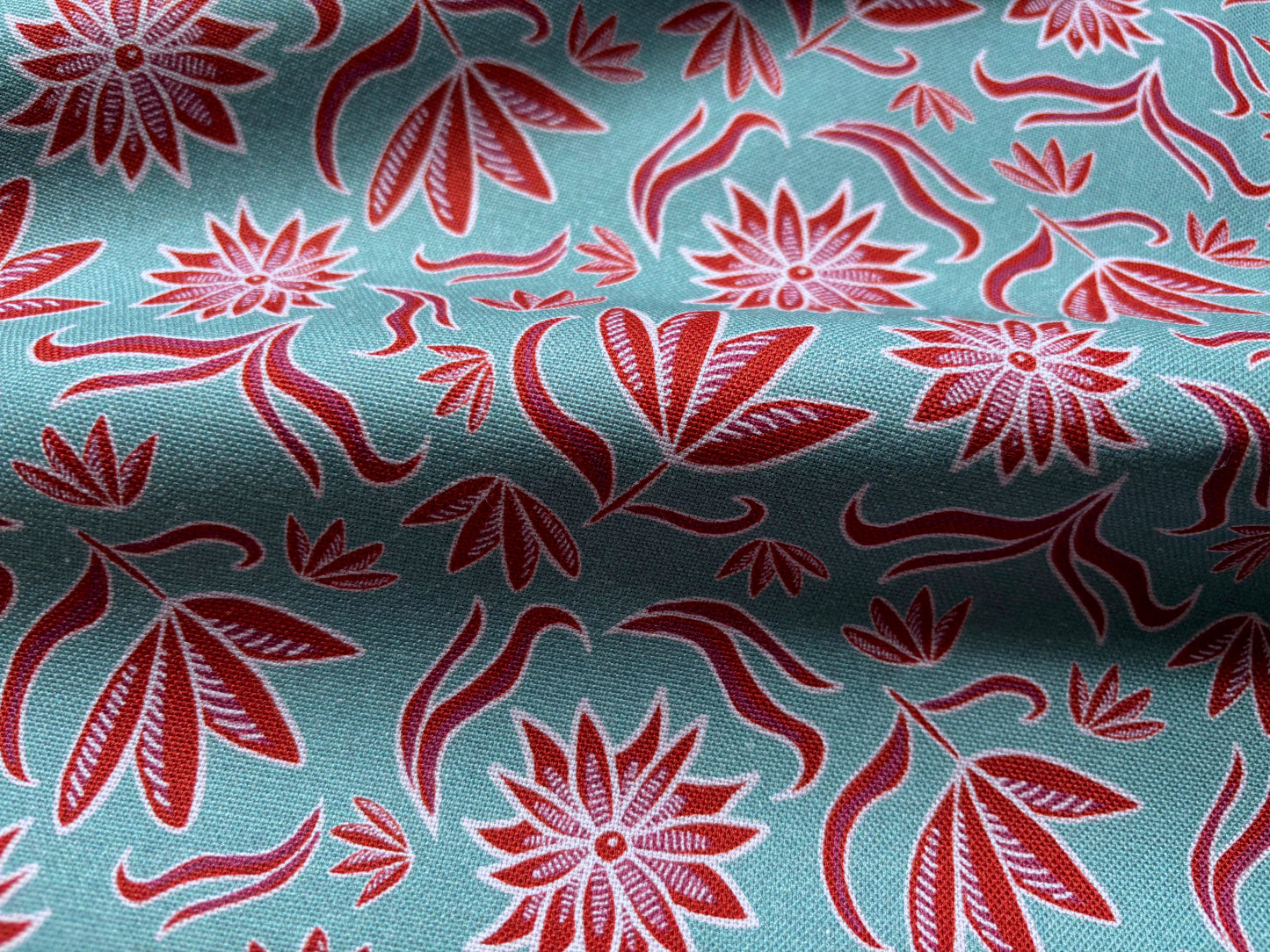 Canvas Retro Flowers Emjo Design