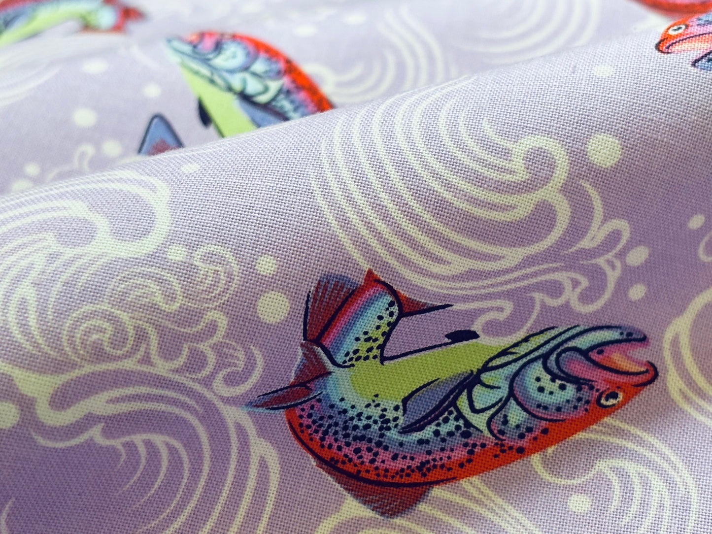 Baumwollstoff Fische Full