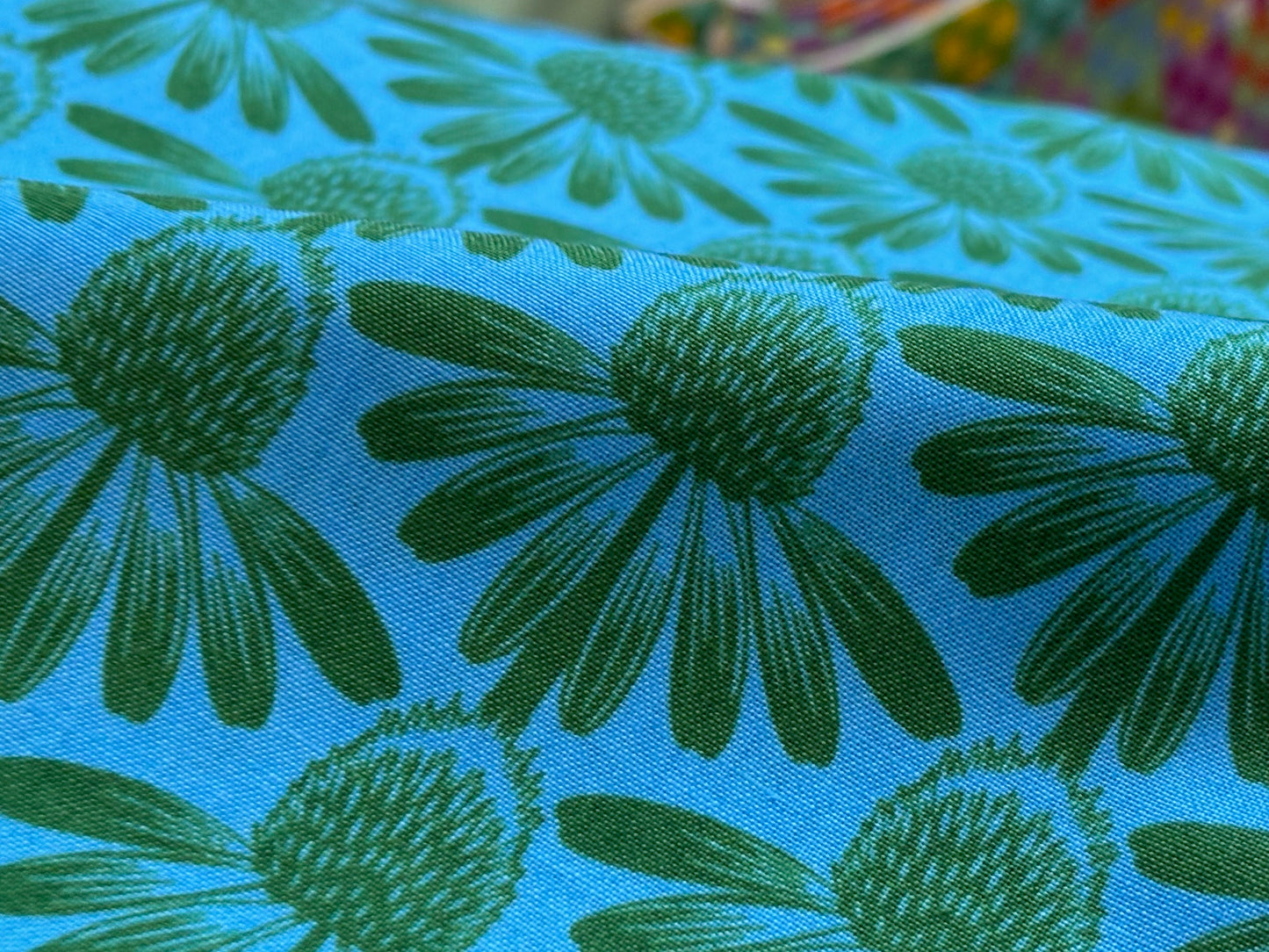 Baumwollstoff Echinacea Indelible