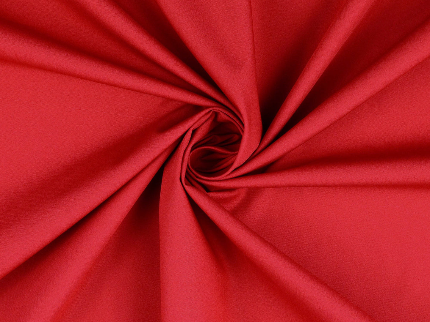 Baumwollstoff Uni Karminrot