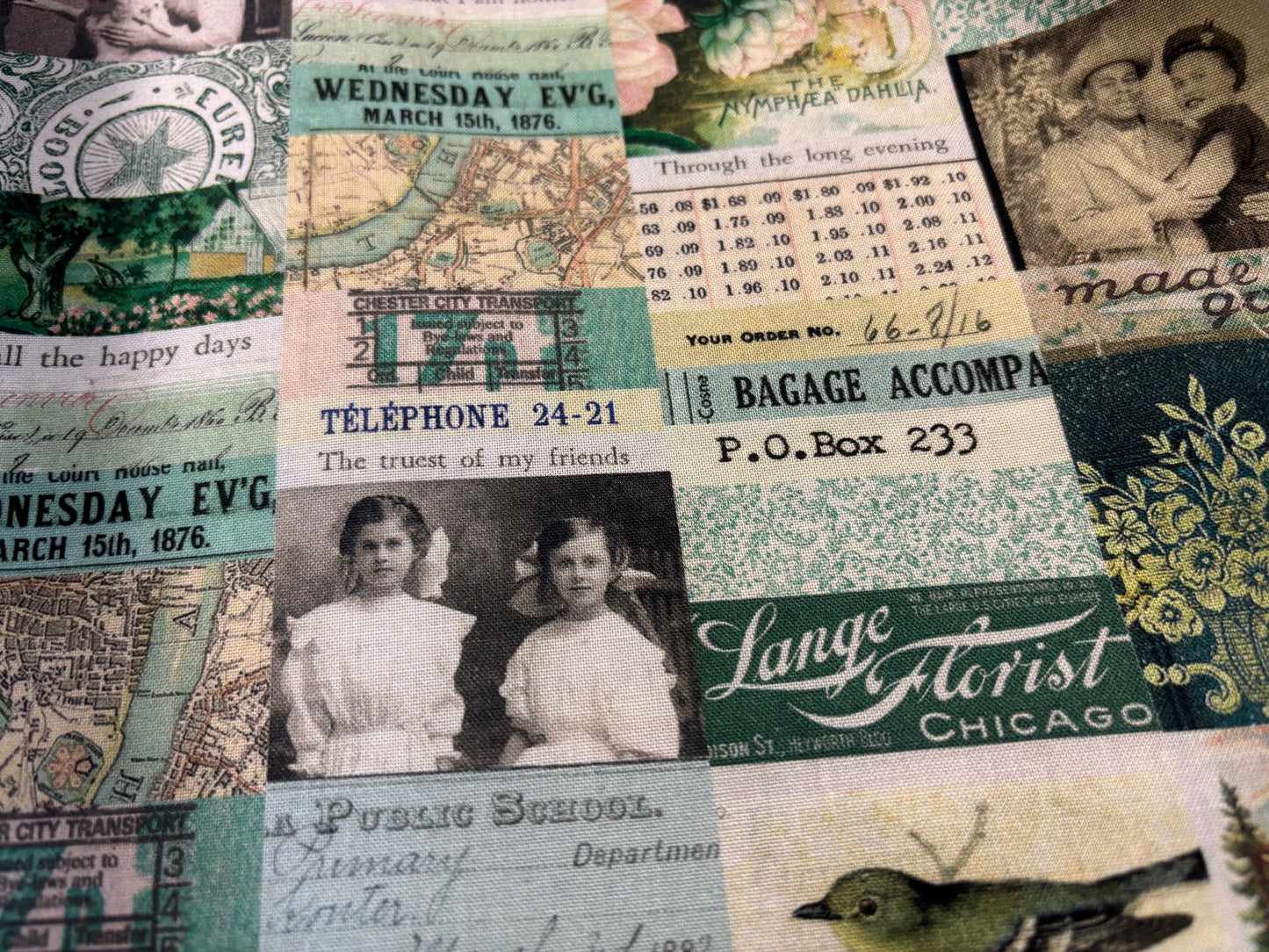 Baumwollstoff Nostalgie PALETTE