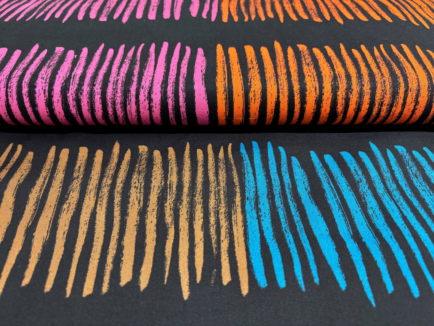 Baumwollstoff Pinselstrich The