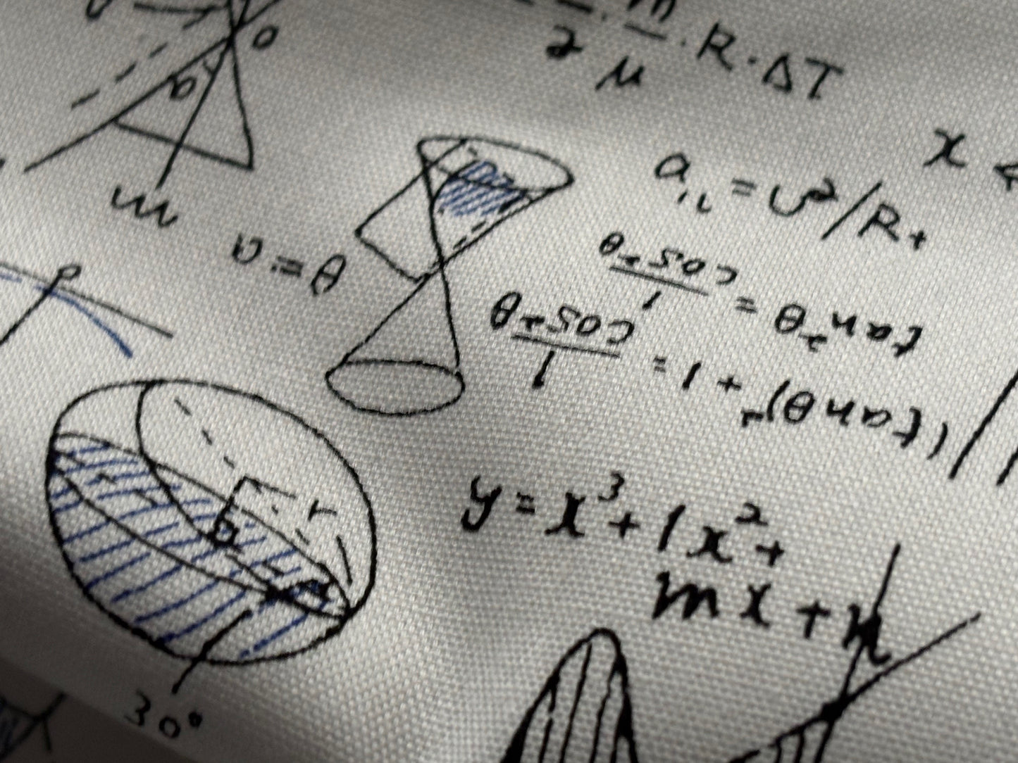 Baumwollstoff Formeln Weiß