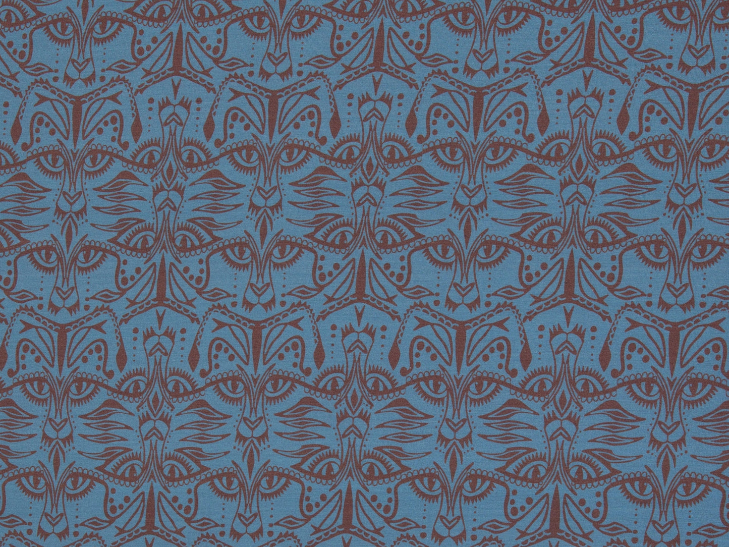 Viskosejersey Tigerelle Rauchblau