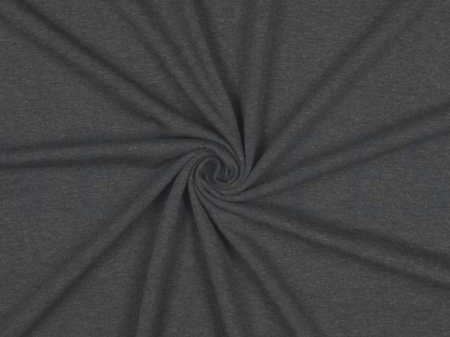 Baumwolljersey Uni dunkelgrau