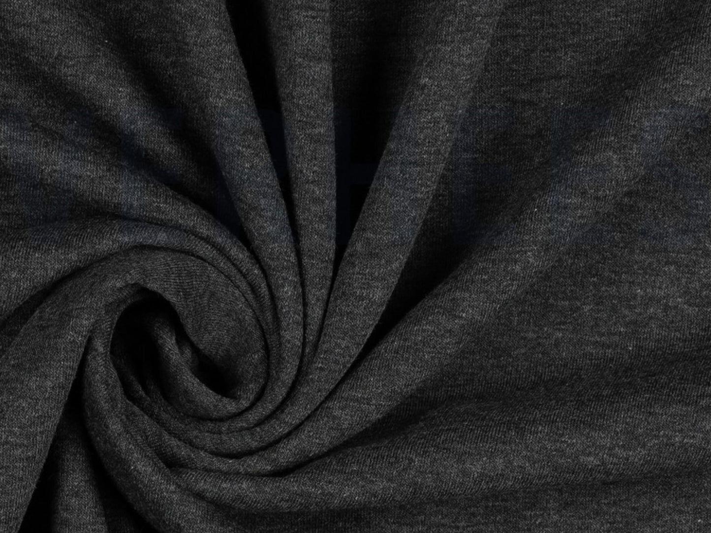 Sweat Uni Dunkelgrau meliert