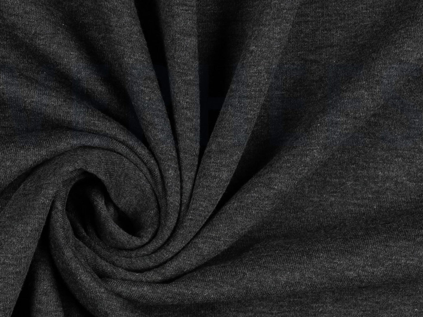 Sweat Uni Dunkelgrau meliert