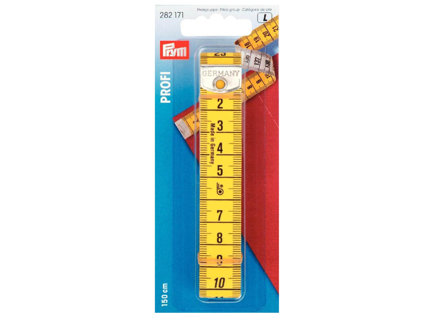 PRYM Maßband 150 cm/cm mit Öse