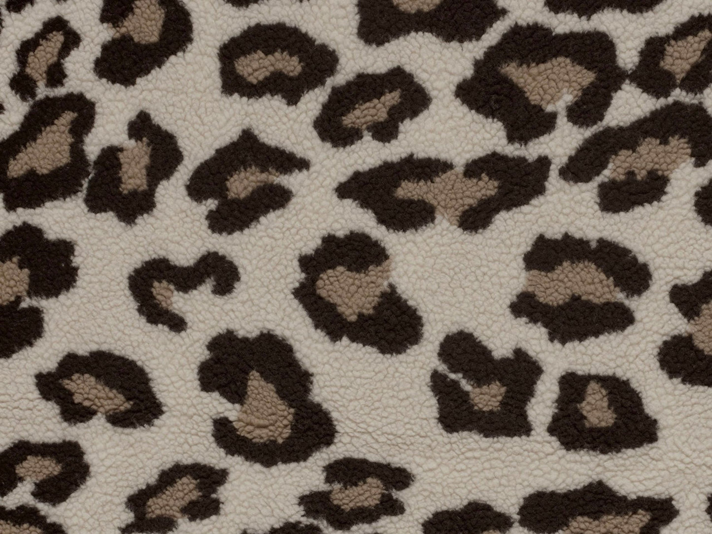 Kuschelfleece Leo Braun Beige