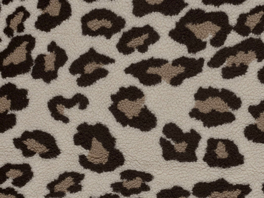 Kuschelfleece Leo Braun Beige