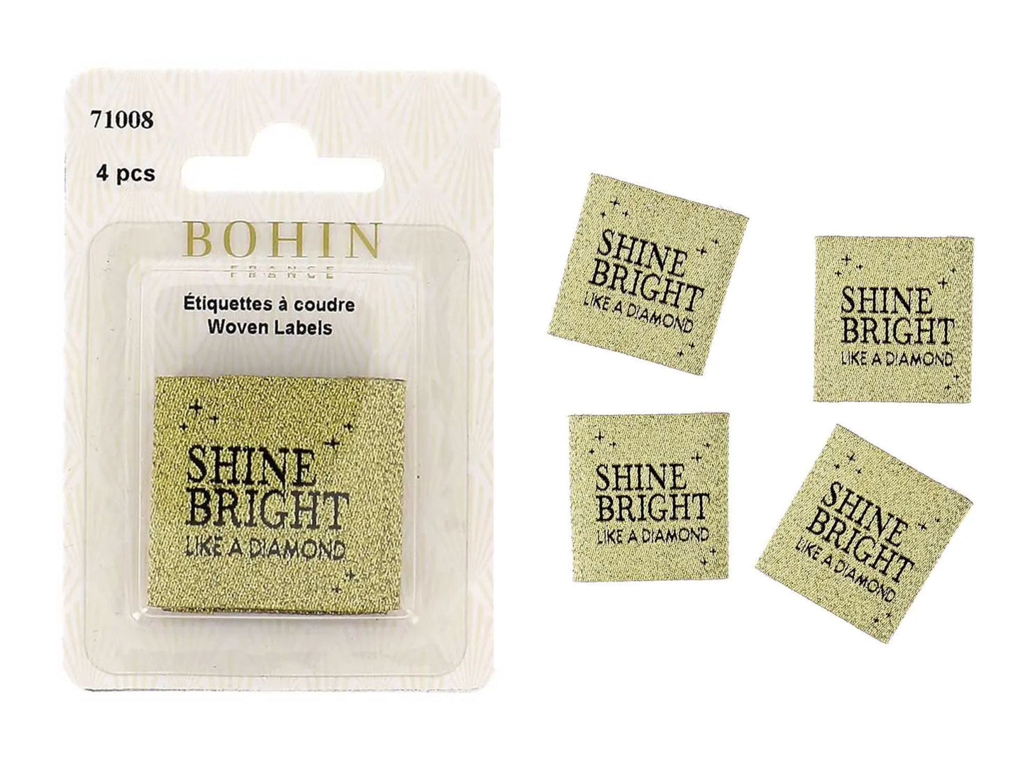 BOHIN Stofflable Shine bright 4 Sück