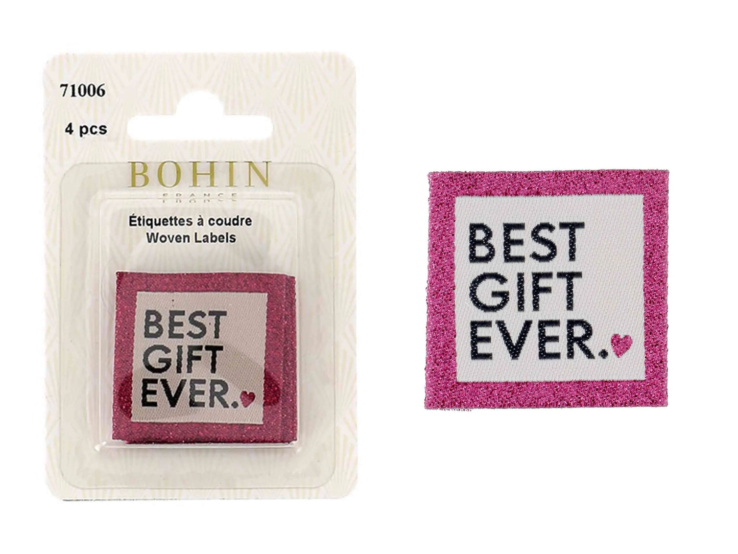 BOHIN Stofflable Best Gift 4 Sück