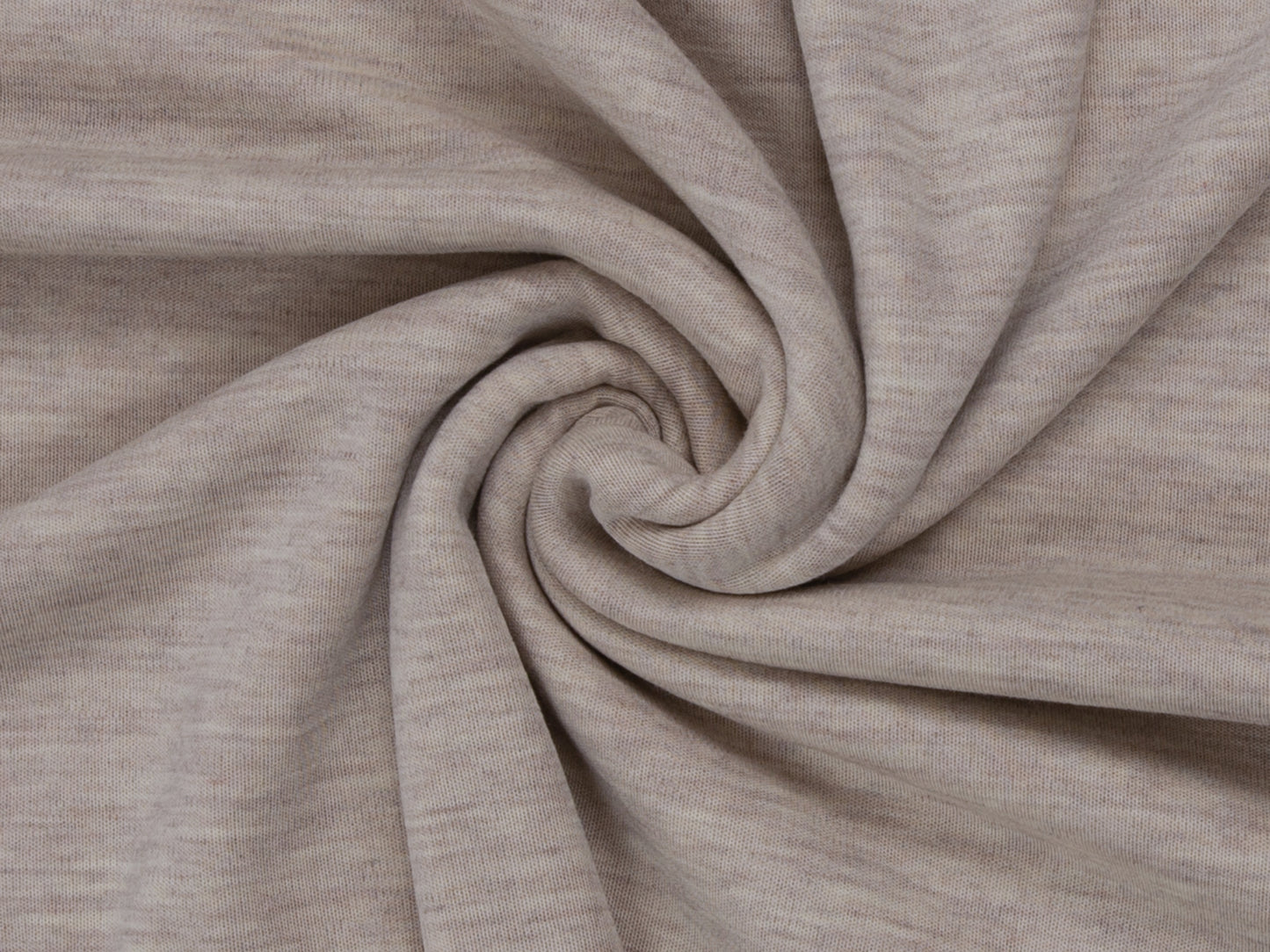 Strickstoff Merinowolle Beige