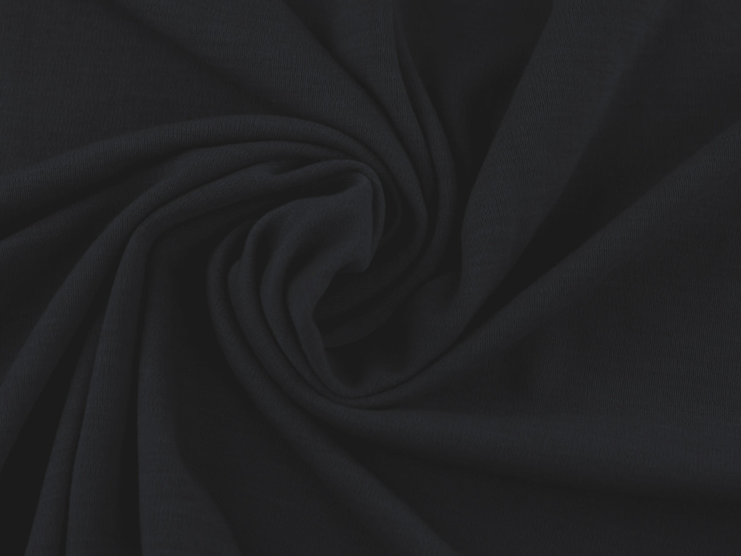 Strickstoff Merinowolle Schwarz