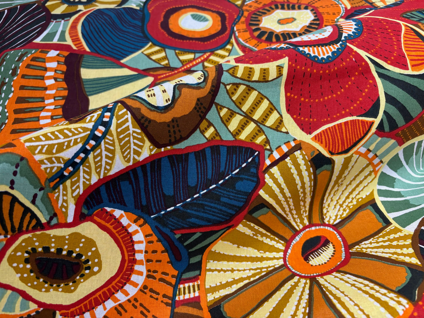 Canvas Herbstblumen Mania