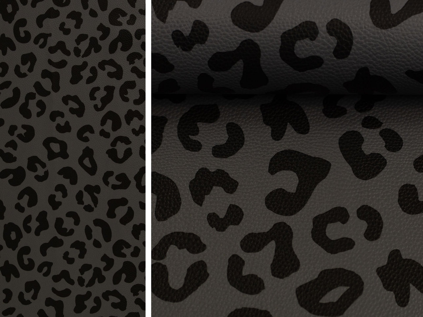 Kunstleder Happy Leo Grau