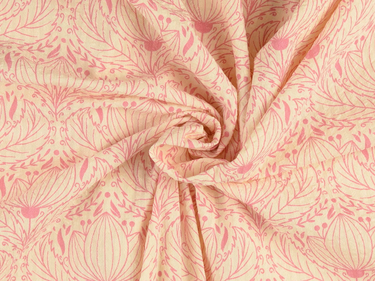 Seersucker Ornamente Rosa