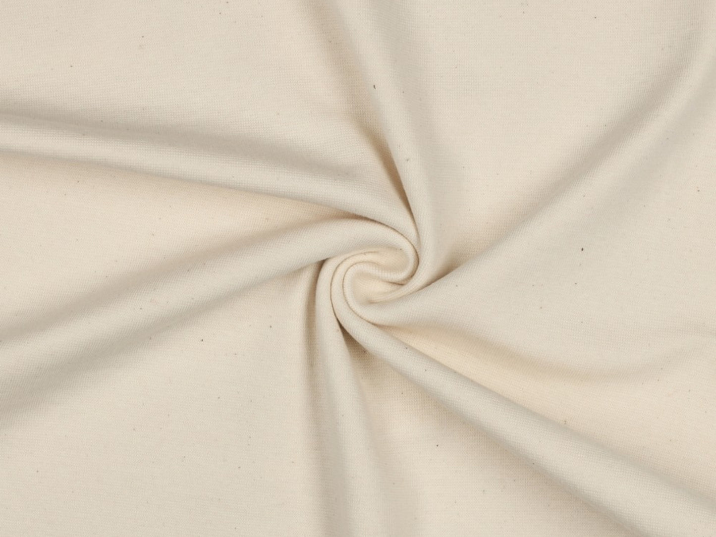 Baumwolljersey Uni Natur Creme