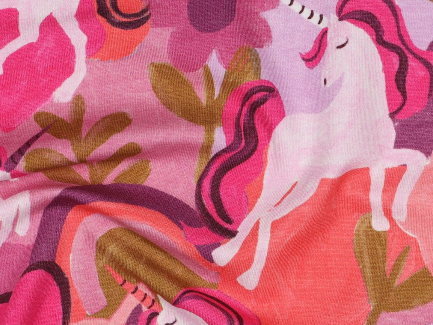 Kinderjersey Unicorn Einhorn Pink