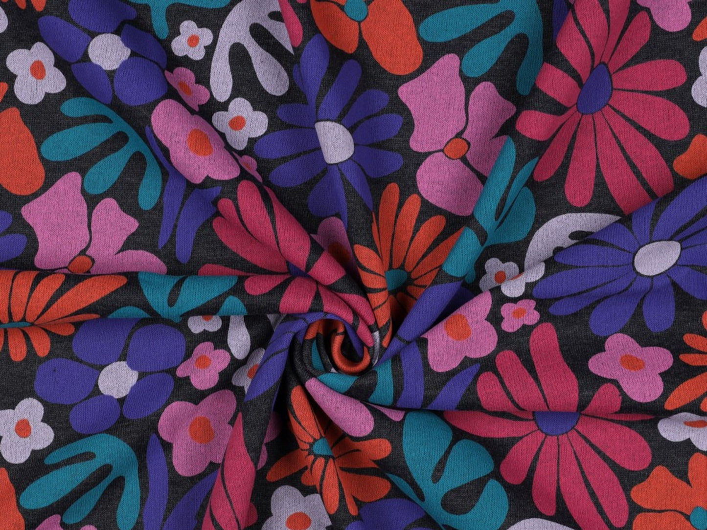 Sweat Bunte Blumen Melange