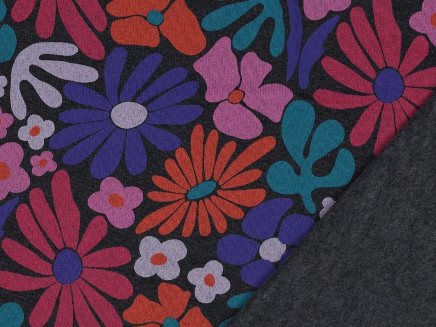 Sweat Bunte Blumen Melange