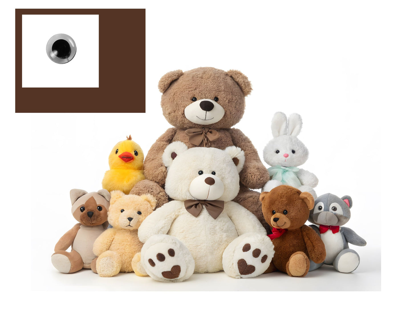 Knopfaugen 12 mm Stück