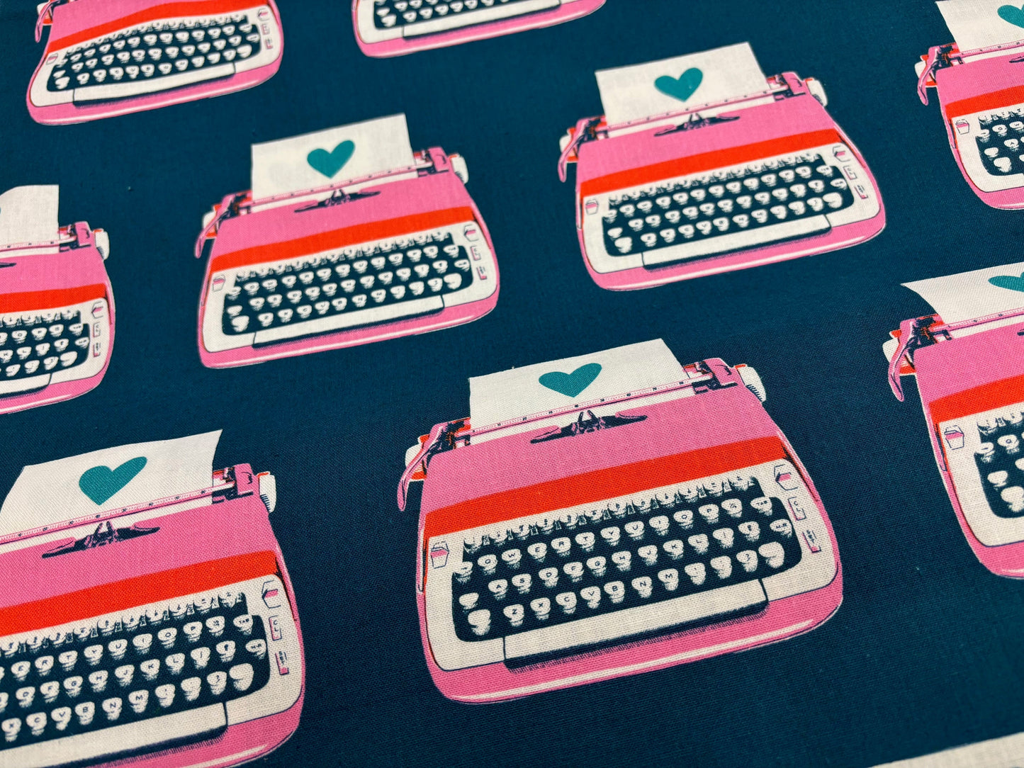 Canvas Retro Schreibmaschine