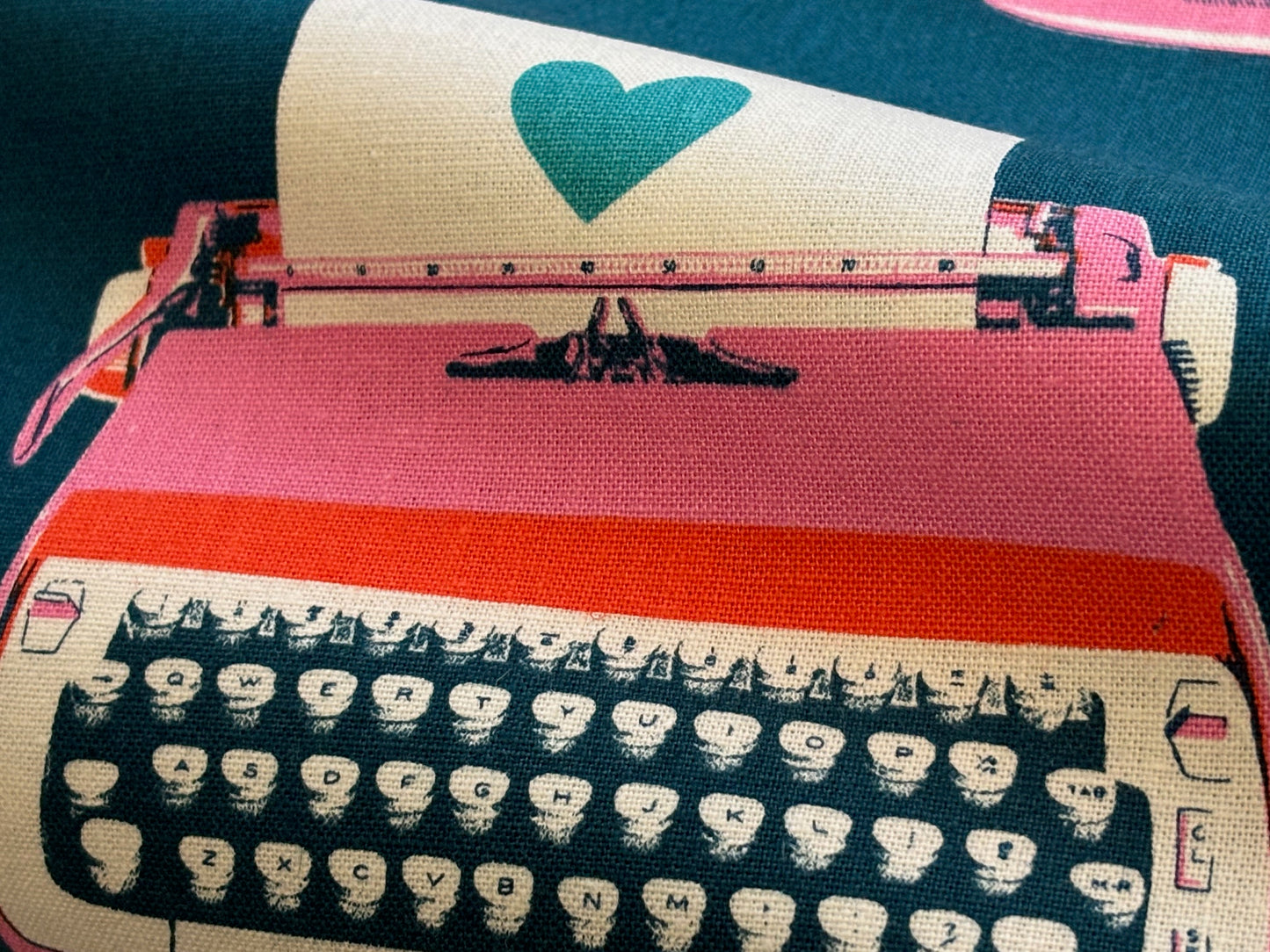 Canvas Retro Schreibmaschine