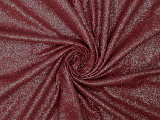 Kunstleder Weinrot foliert crushed