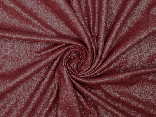 Kunstleder Weinrot foliert crushed
