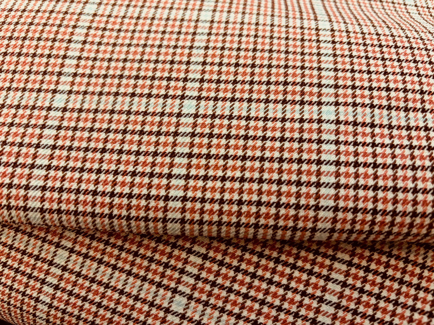 Gewebte Viskose Stretch Karo