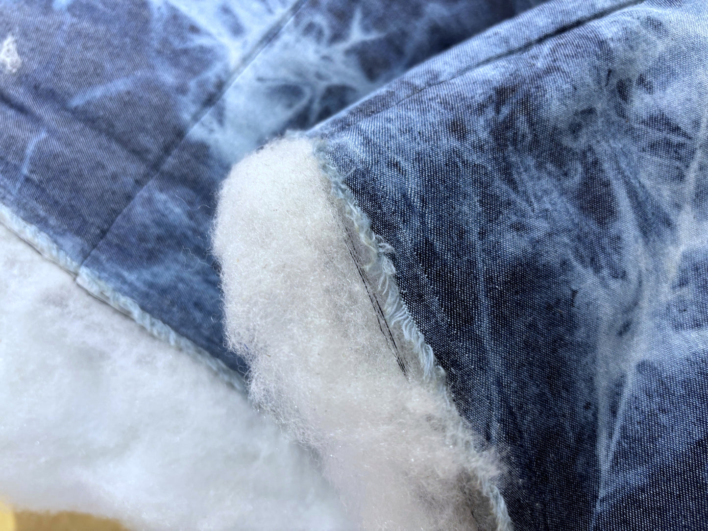 Steppstoff Jeansbatik Fibre Mood