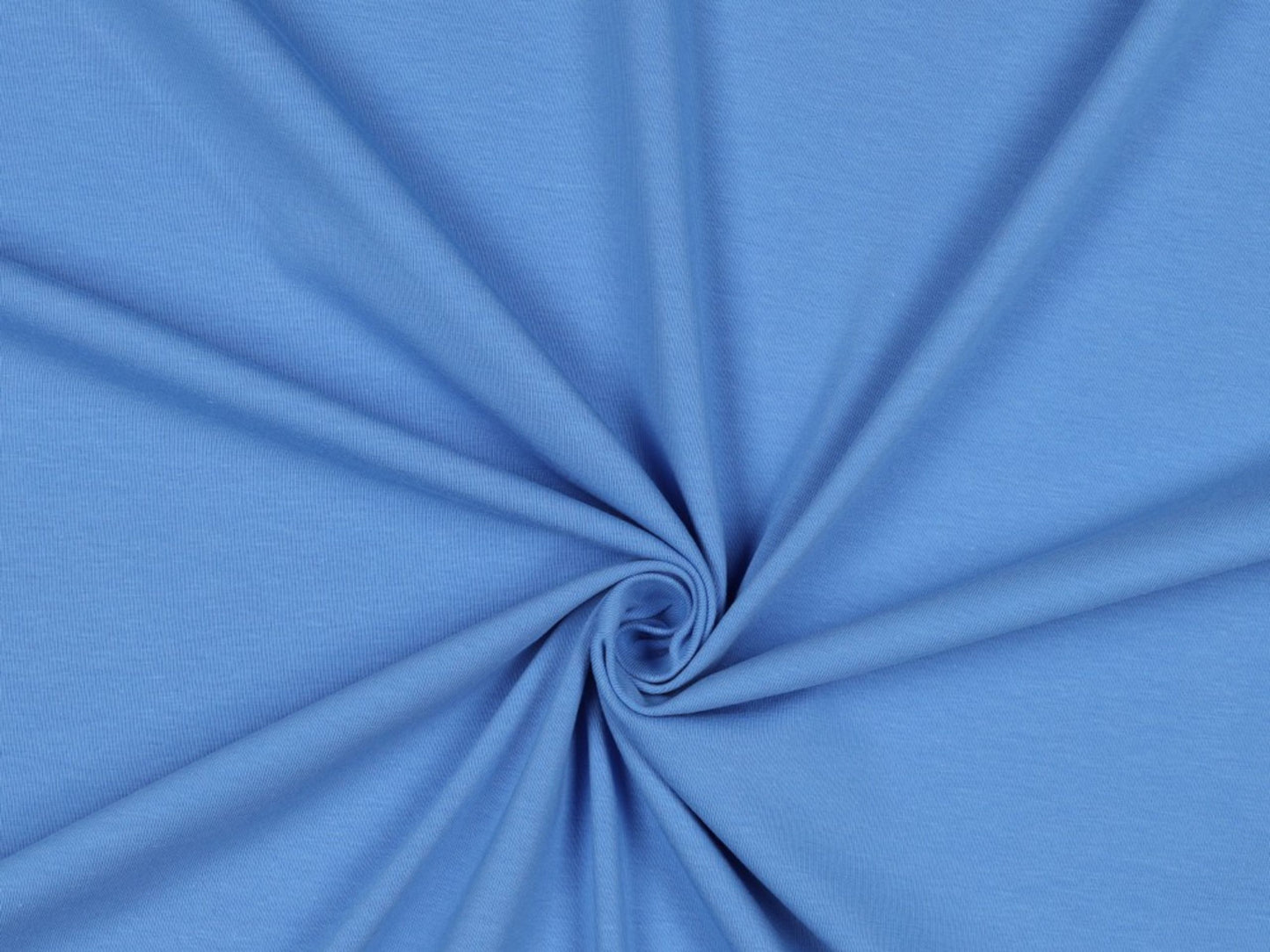 Bio-Baumwolljersey Uni Himmelblau