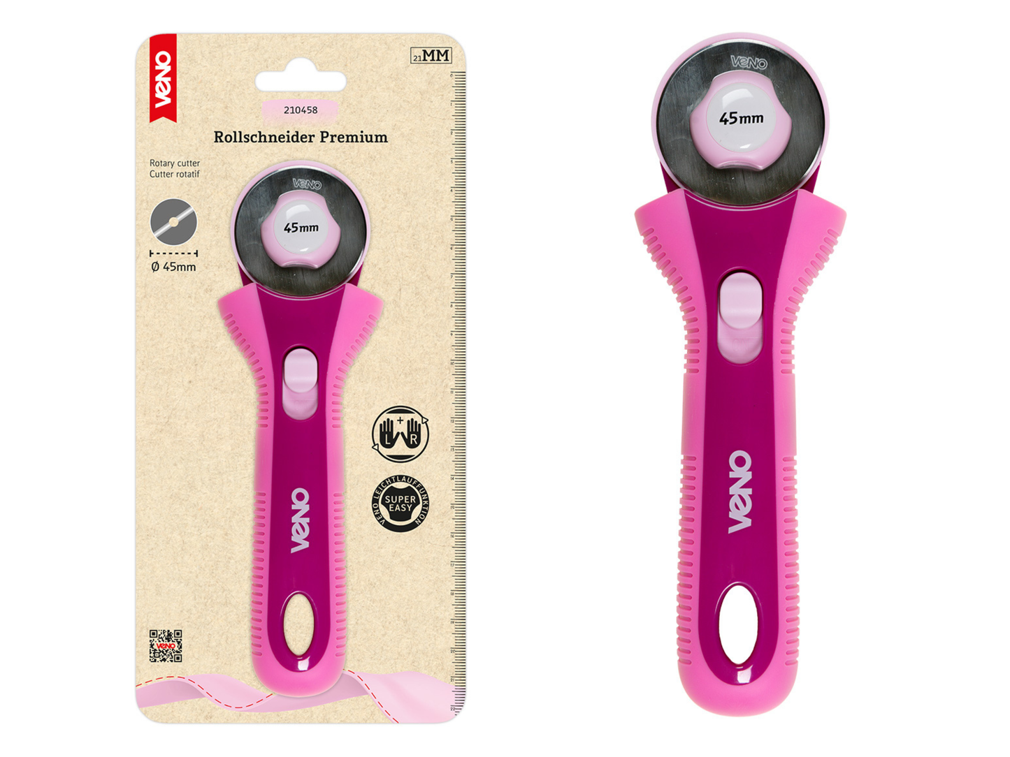 VENO Premium Rollschneider 45 mm