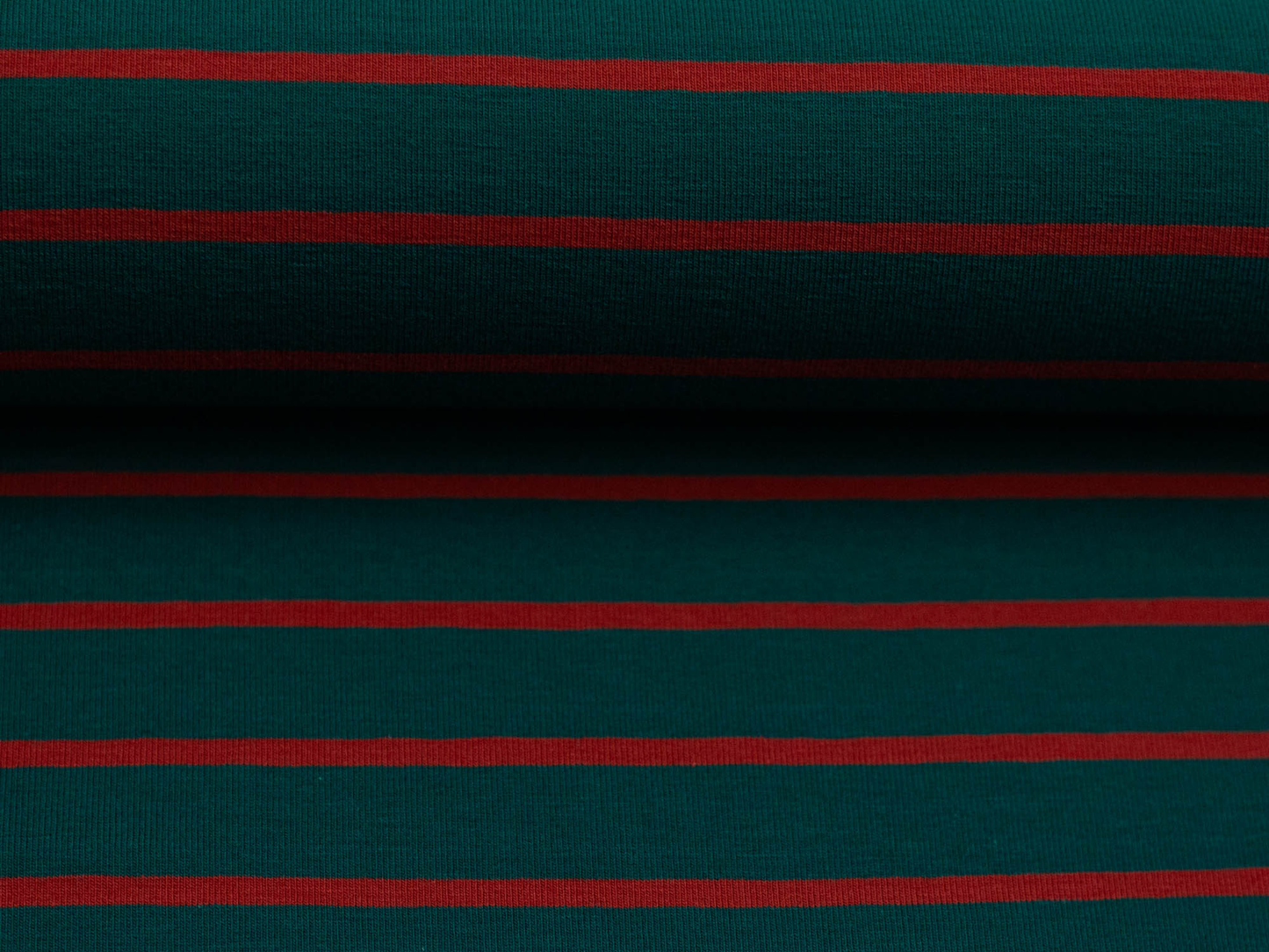 Streifenjersey Petrol/Rot