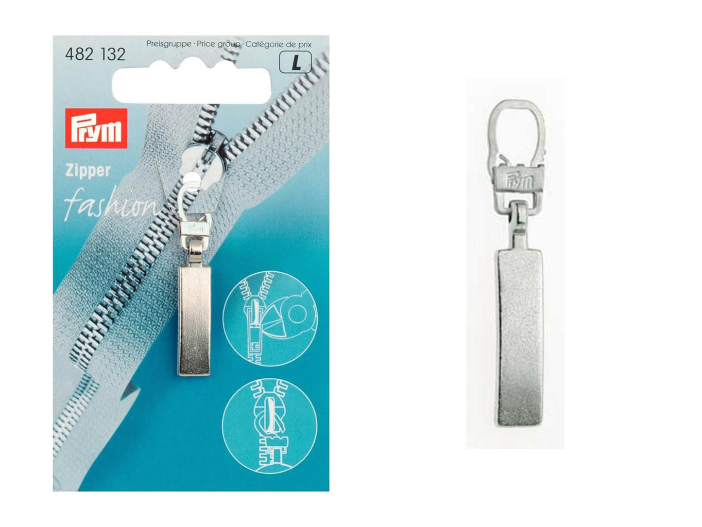 Prym Fashion-Zipper Classic Matt Silber