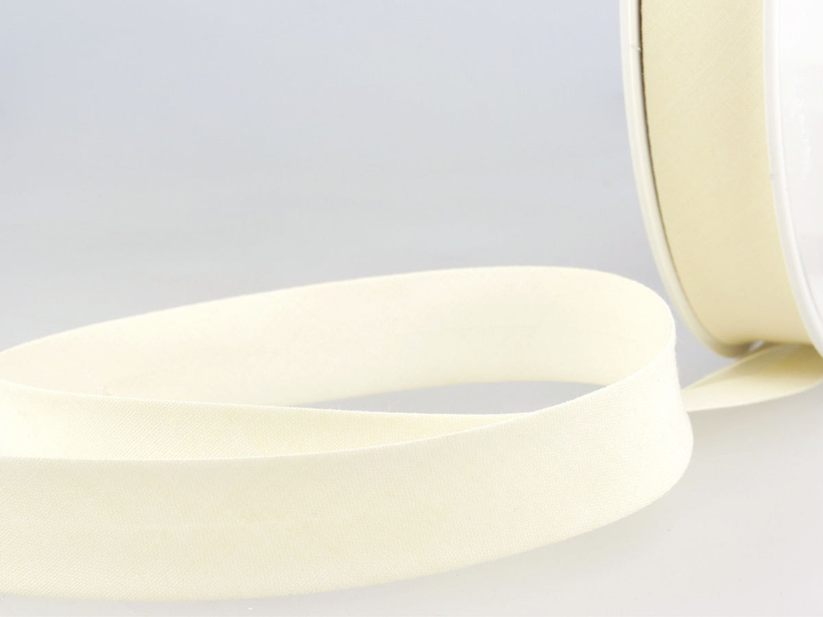 Schrägband 20 mm Naturweiß 51