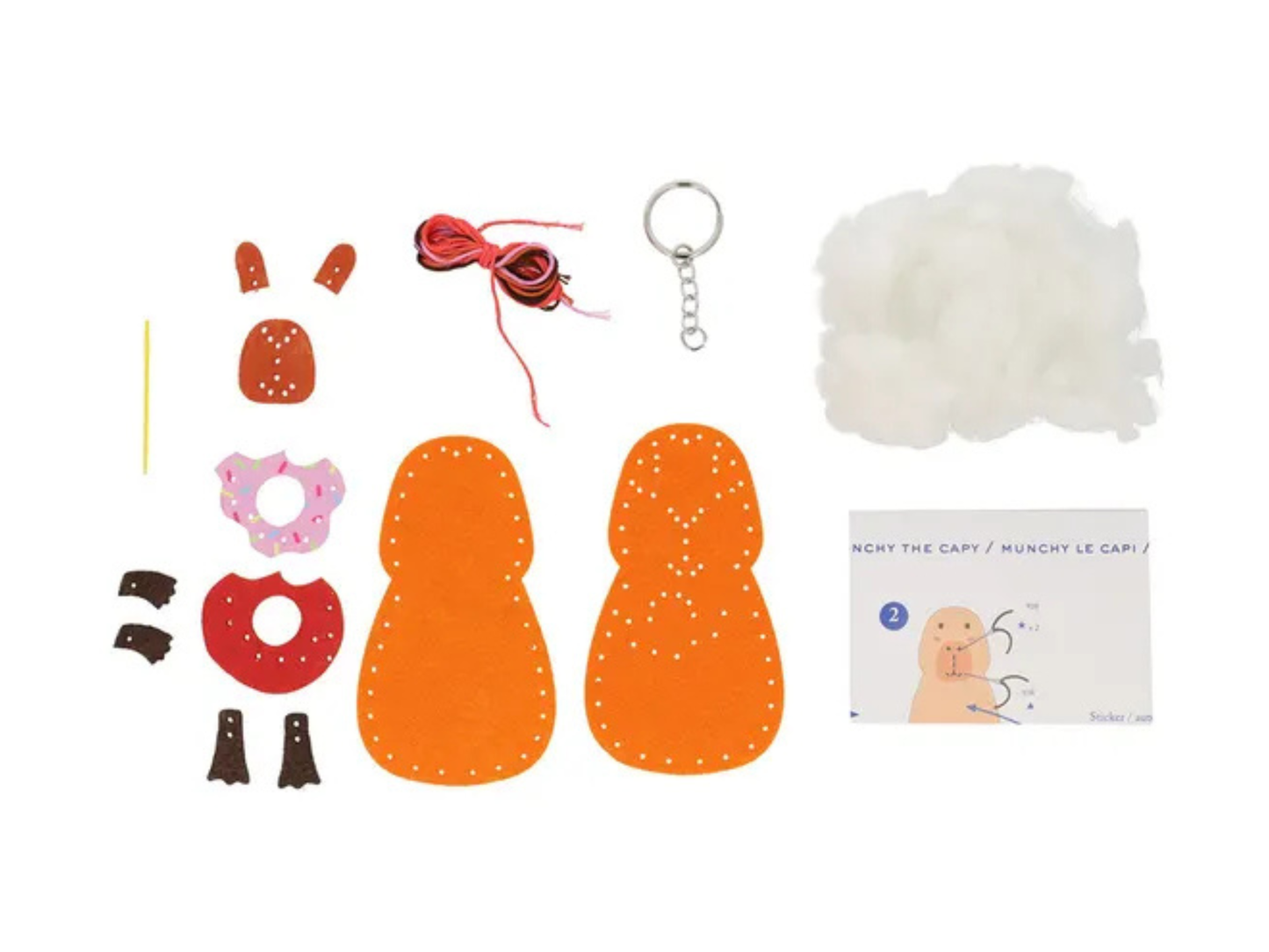 Kindernähkit Schlüsselanhänger Munchy