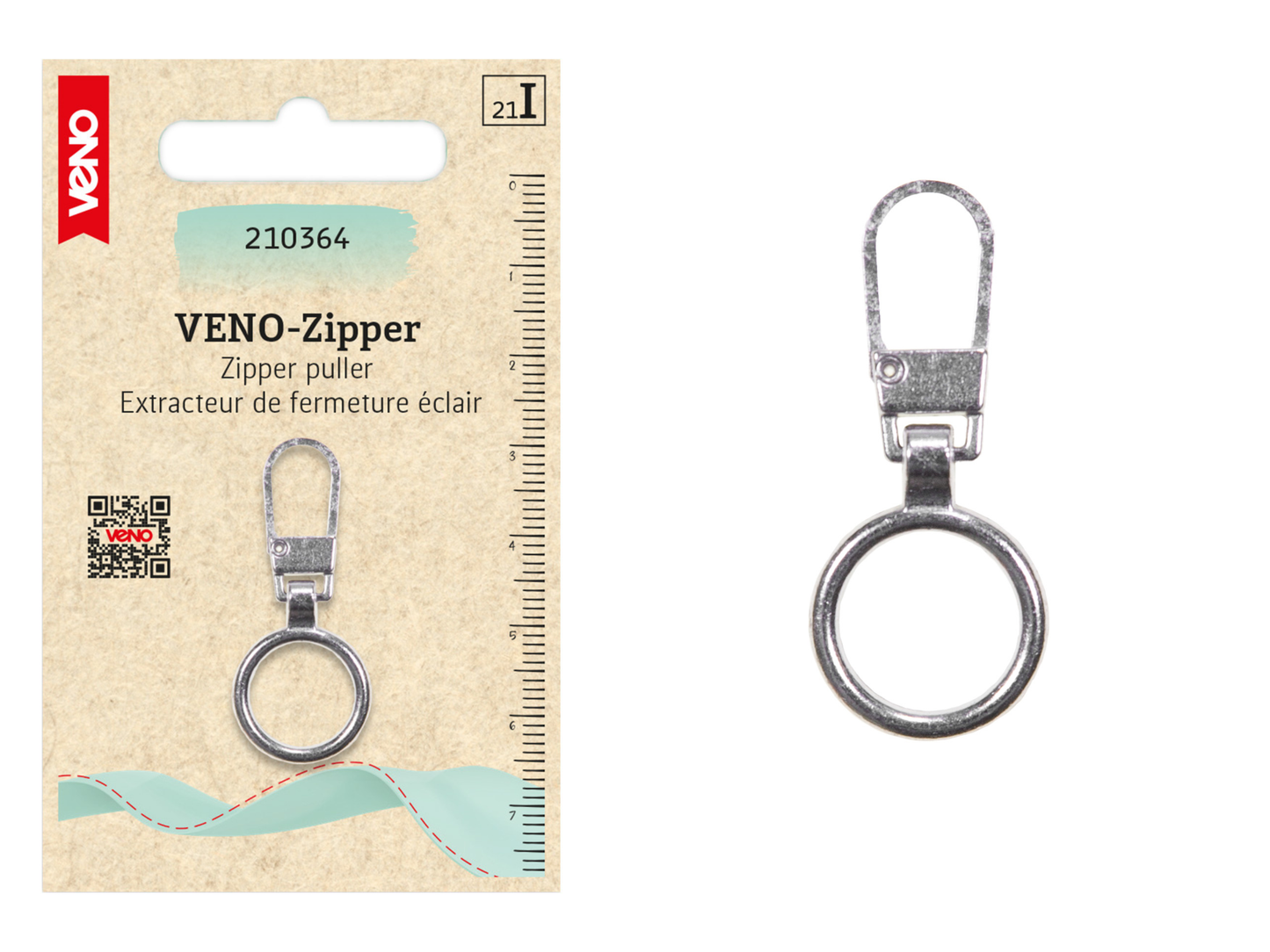 VENO Zipper Ring 1,5 mm