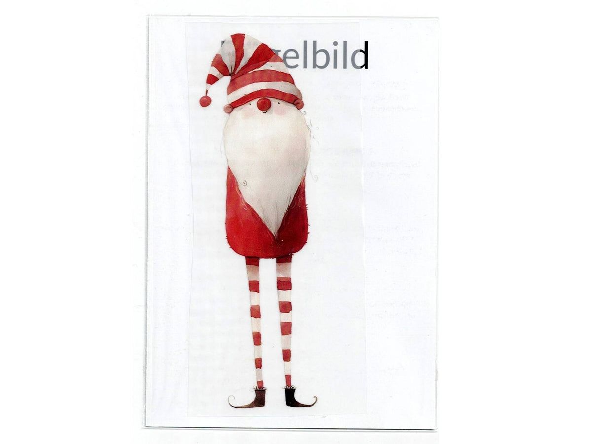 Großes Bügelbild Weihnachtswichtel