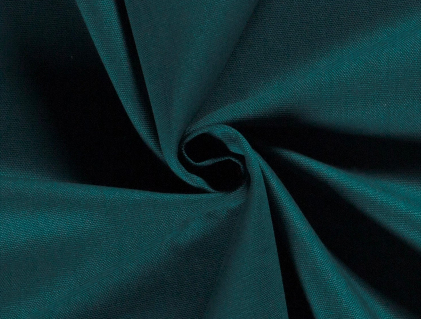 Dekostoff Uni Dunkles Petrol Canvas