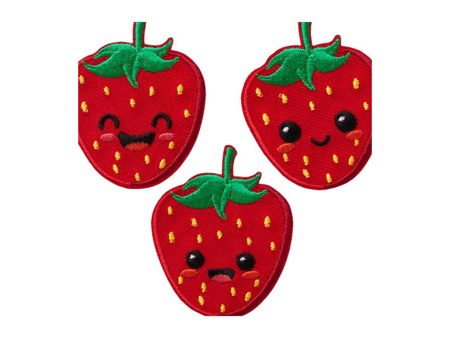 Erdbeeren Bügelbild/Applikation