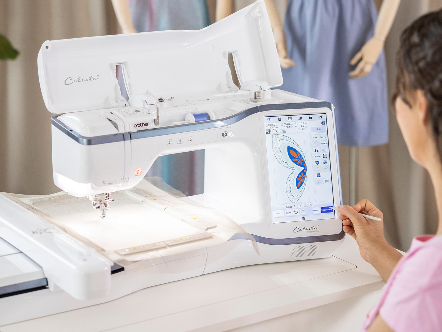 Brother Celeste Innov-is CX1e Stickmaschine