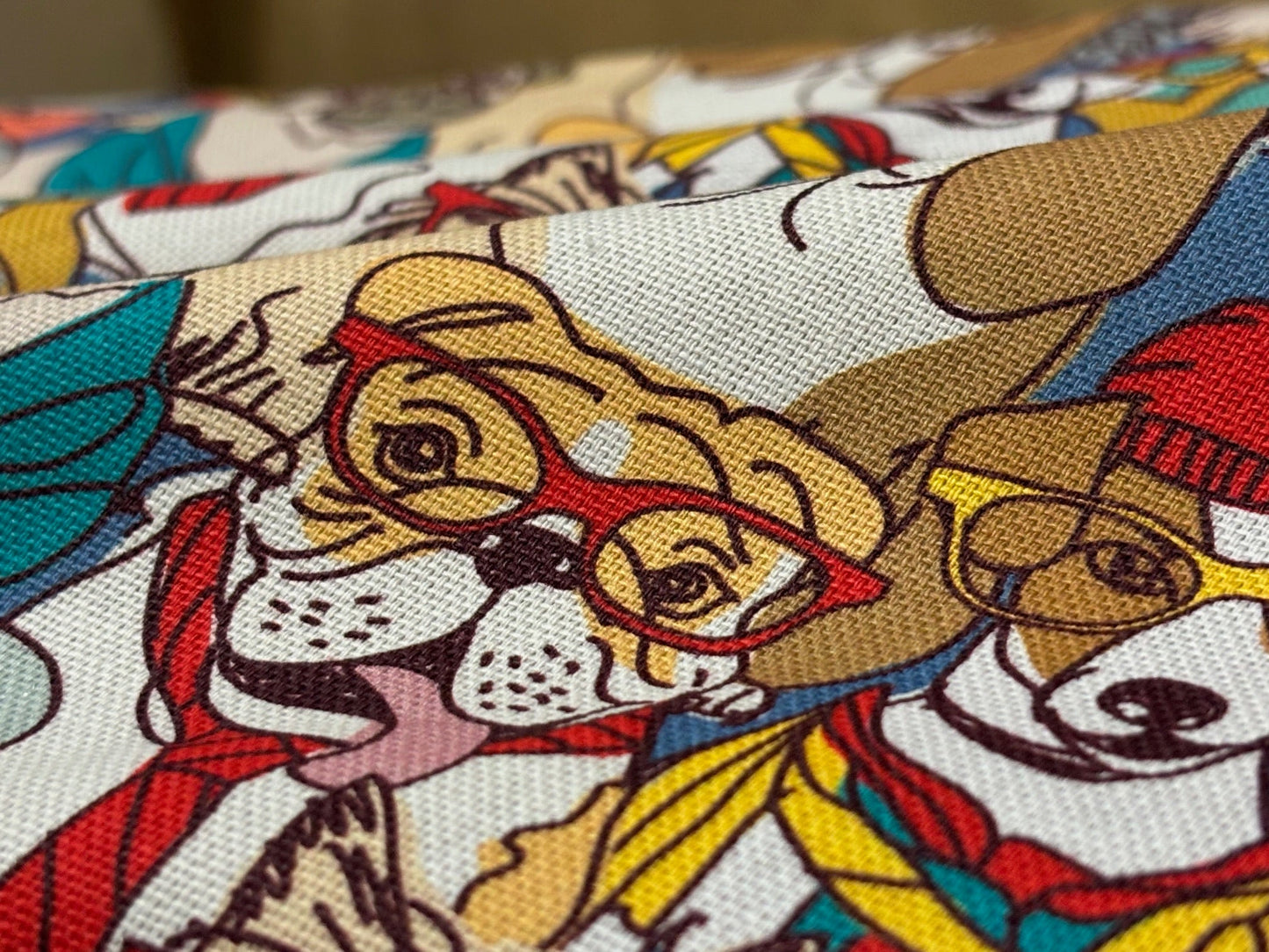 Canvas Doggy Dog Bunte Hunde