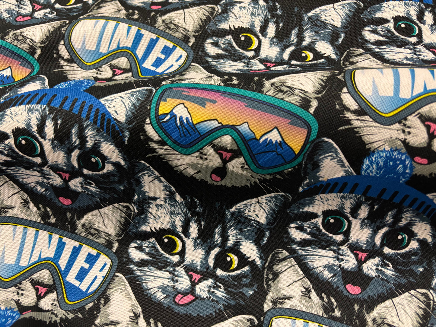 Canvas Kitty Cat Katzenstoff