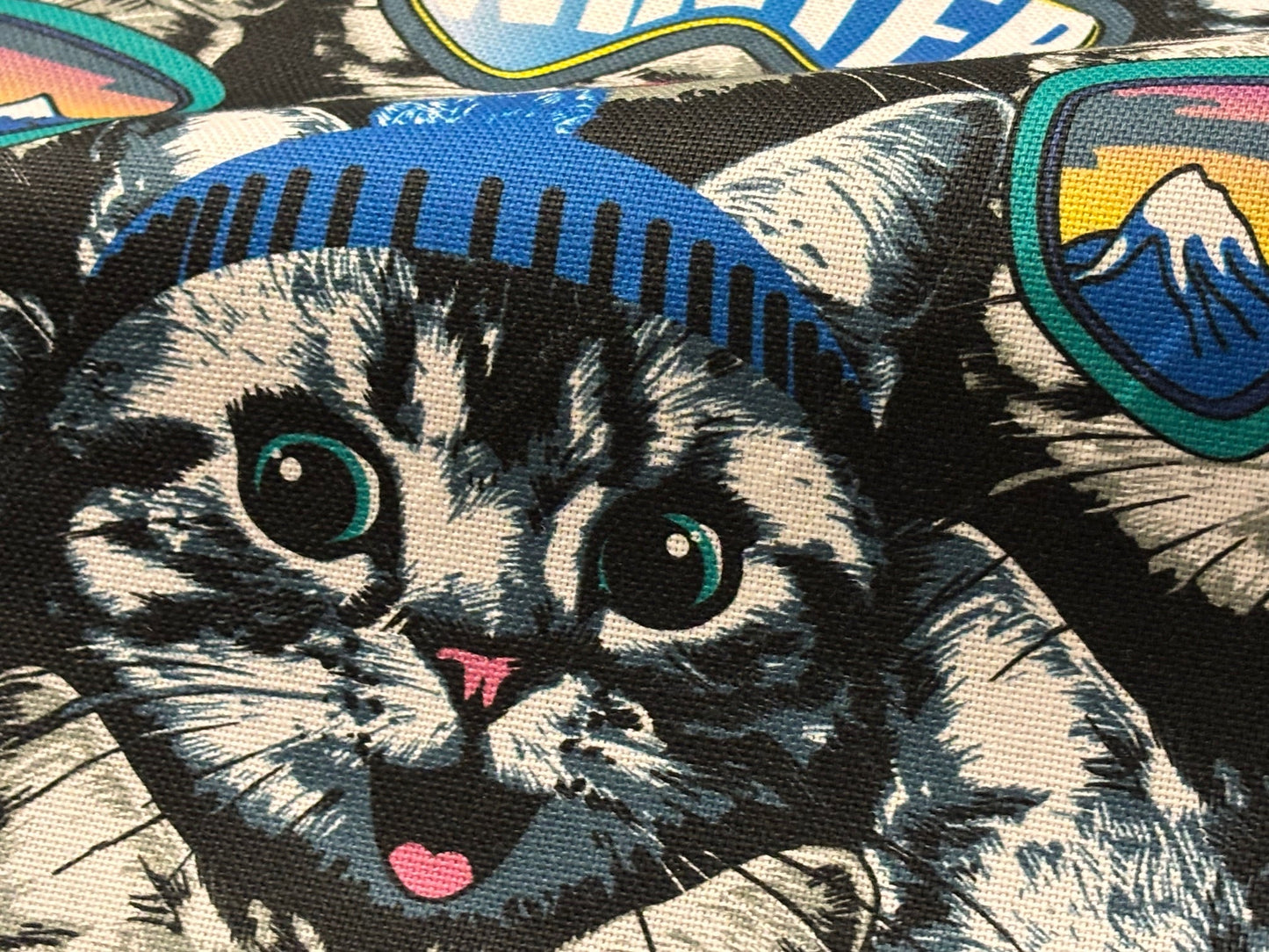 Canvas Kitty Cat Katzenstoff