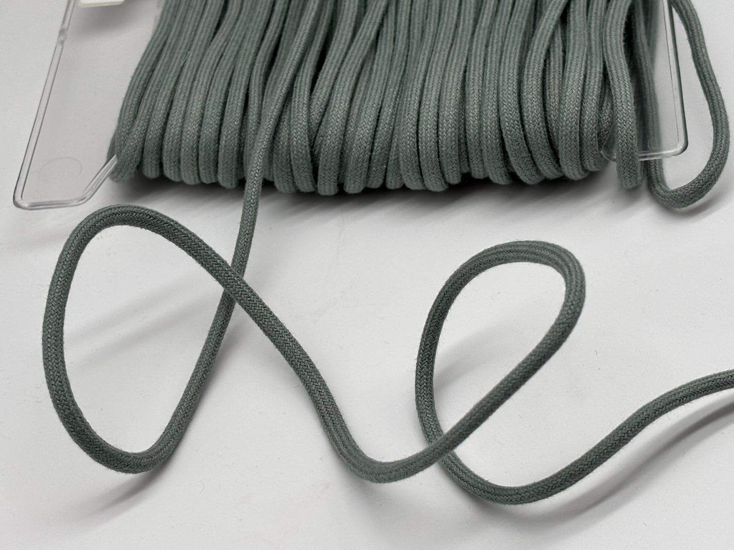 Baumwollkordel Grau 4 mm