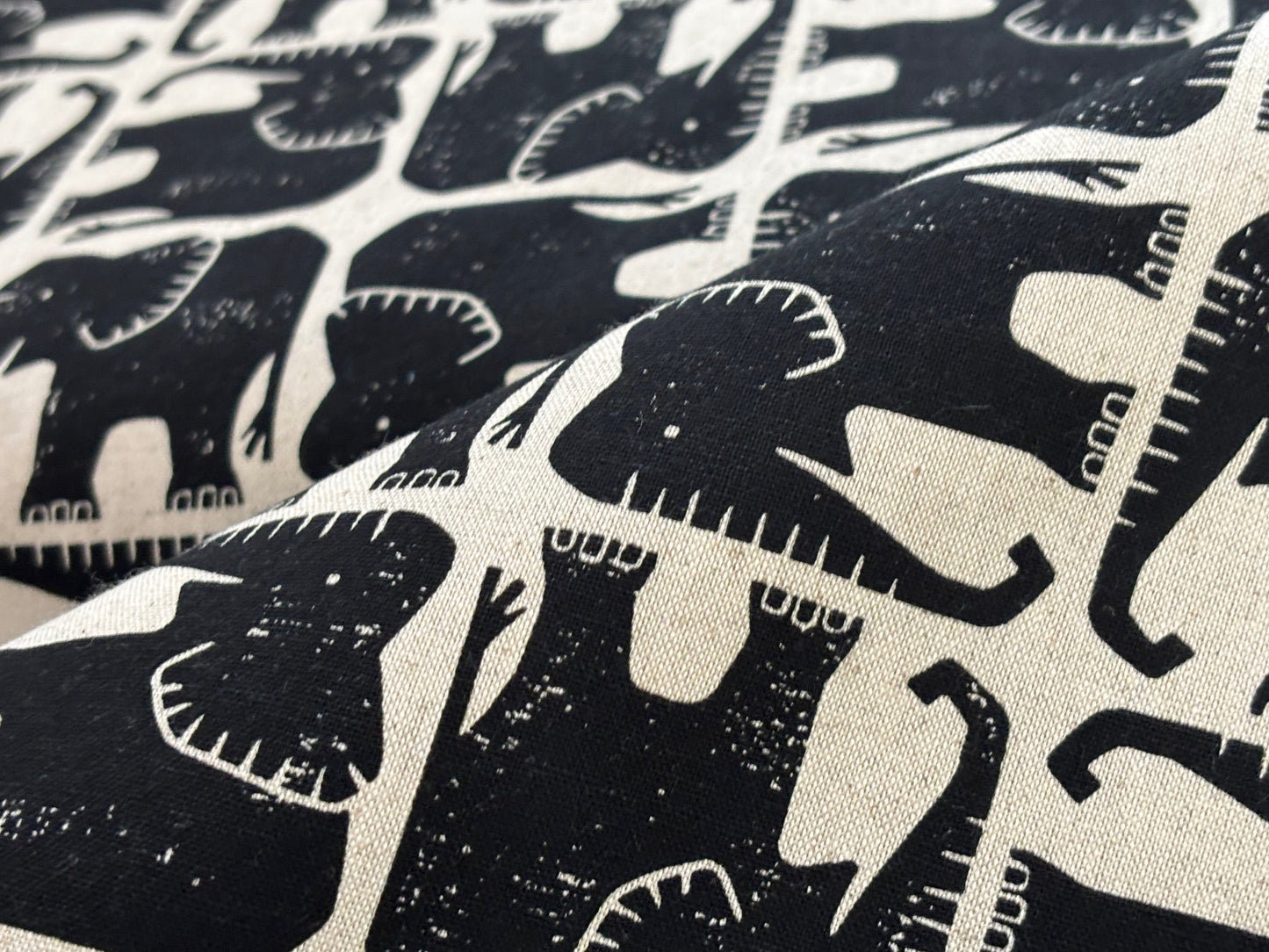 Canvas Elefanten Cotton + Steel