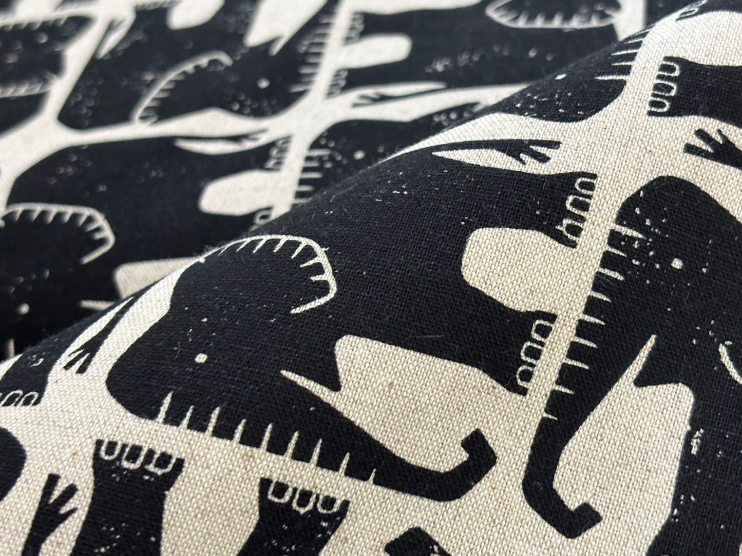 Canvas Elefanten Cotton + Steel